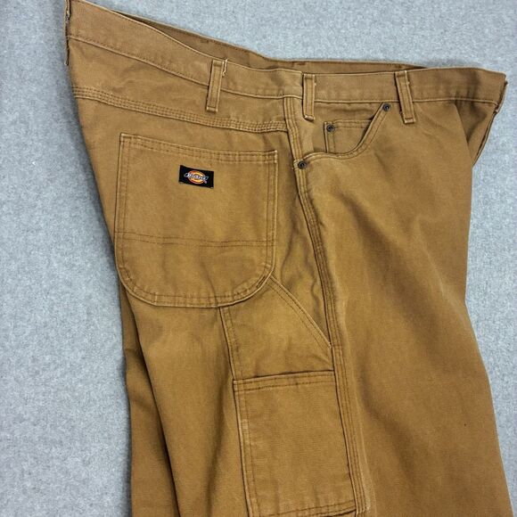 Dickies Men’s Work Pants 42x30 Brown Canvas Carpenter Utility VTG - Picture 9 of 13